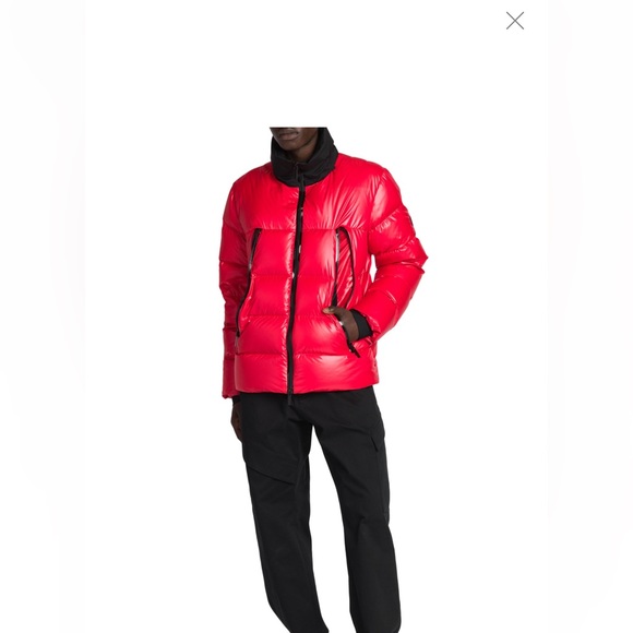 Moncler Zubair Zip-up Jacket Red Size 1 New - Picture 14 of 16